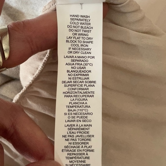 Like NEW! Kensie Light Knit Cardigan W/ Ruffle Back, Beige. - Picture 11 of 12